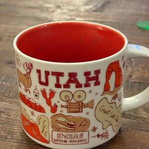 Starbucks Been There Utah Mug with Red Interior